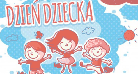 Troje dzieci przypomina o dniu dziecka